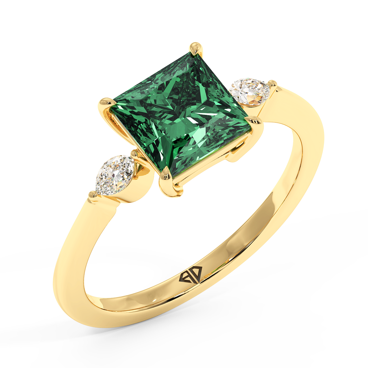 18K Yellow Gold Montana Engagement Ring