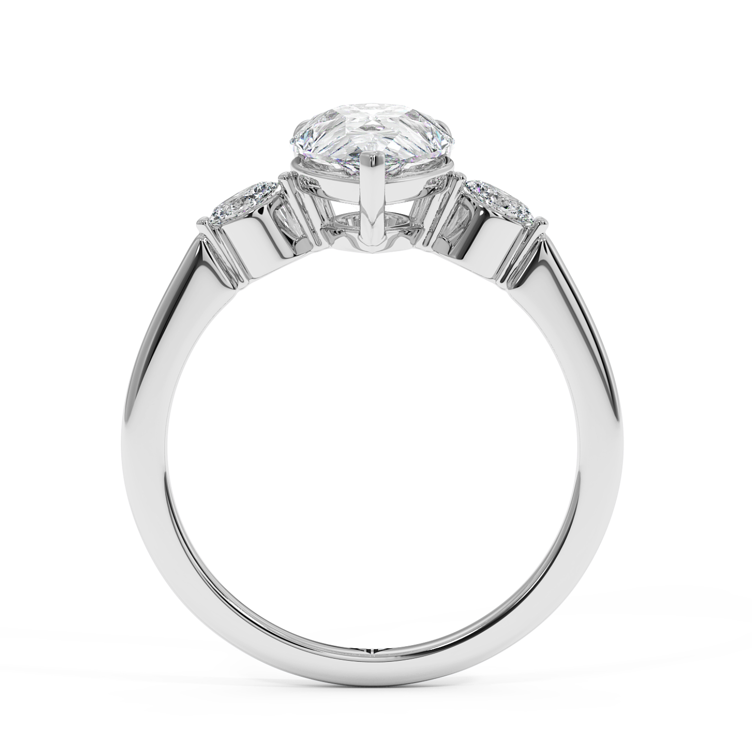 Platinum Montana Engagement Ring
