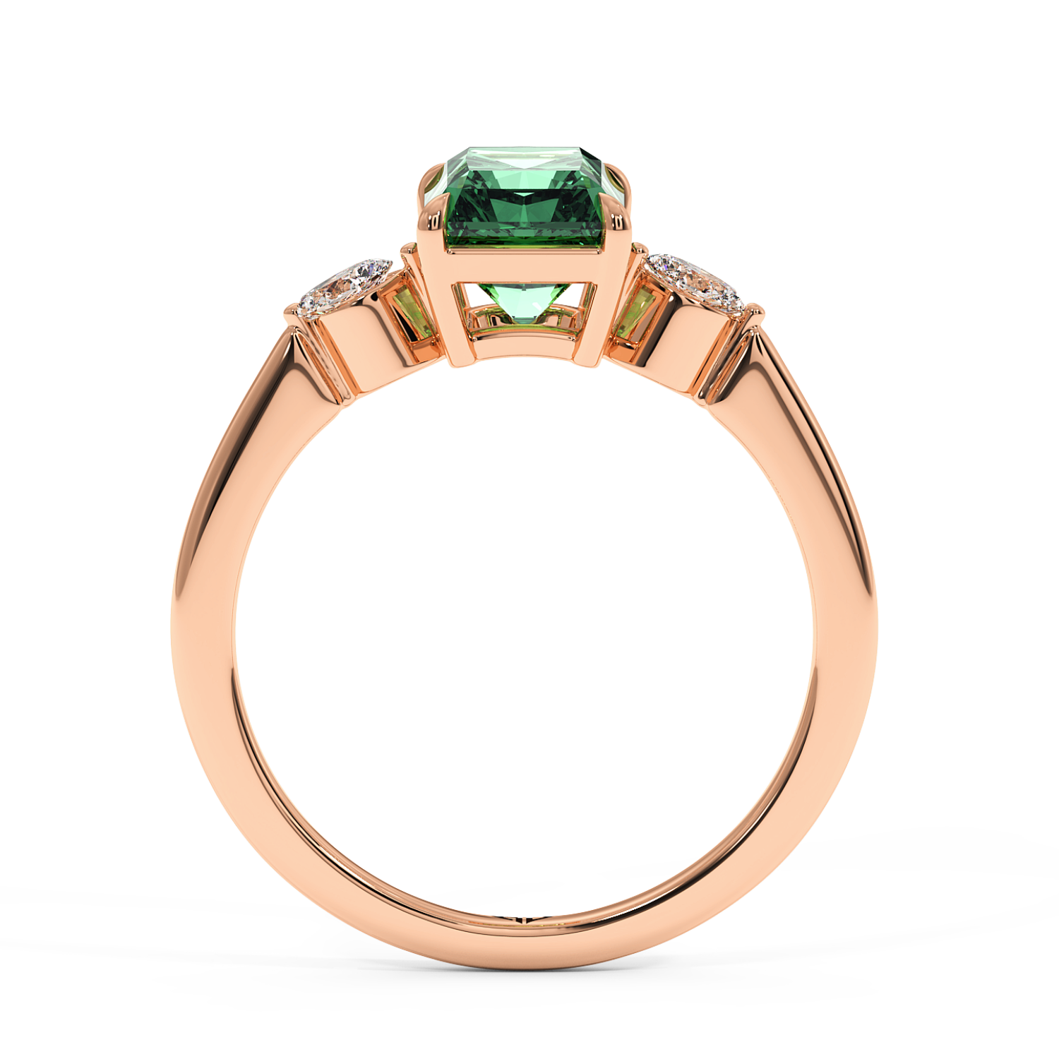 18K Rose Gold Montana Engagement Ring