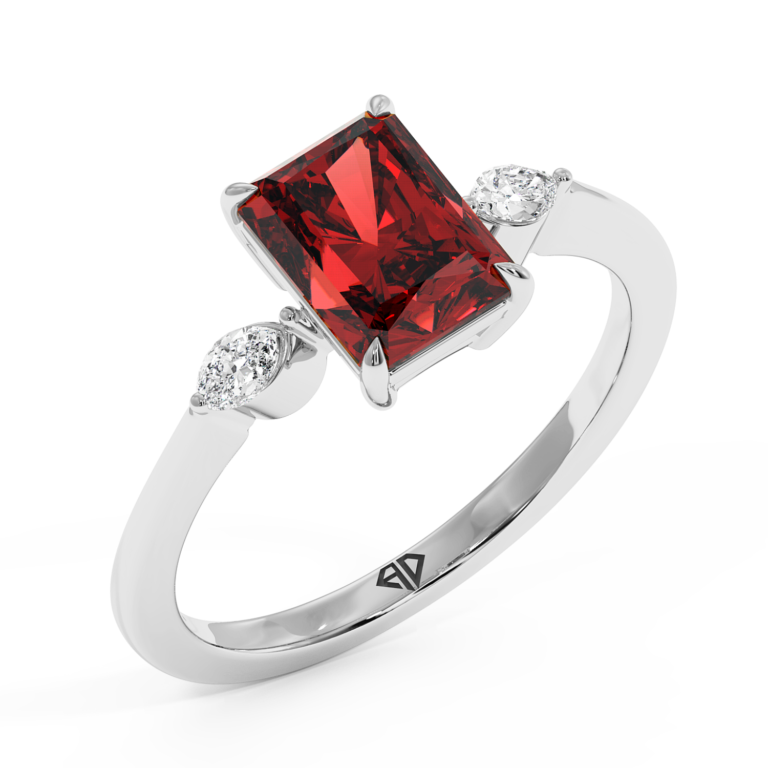 Platinum Montana Engagement Ring