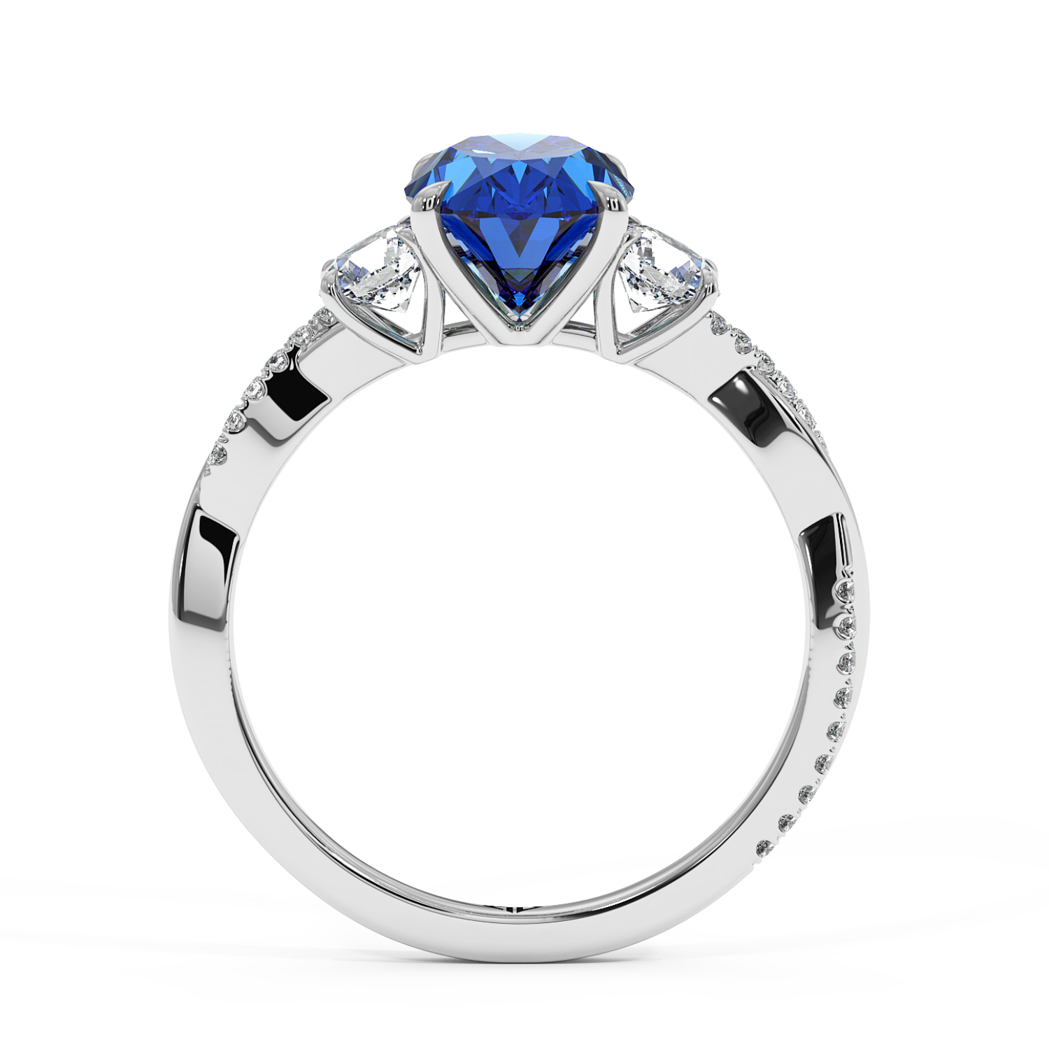 Platinum Posie Engagement Ring