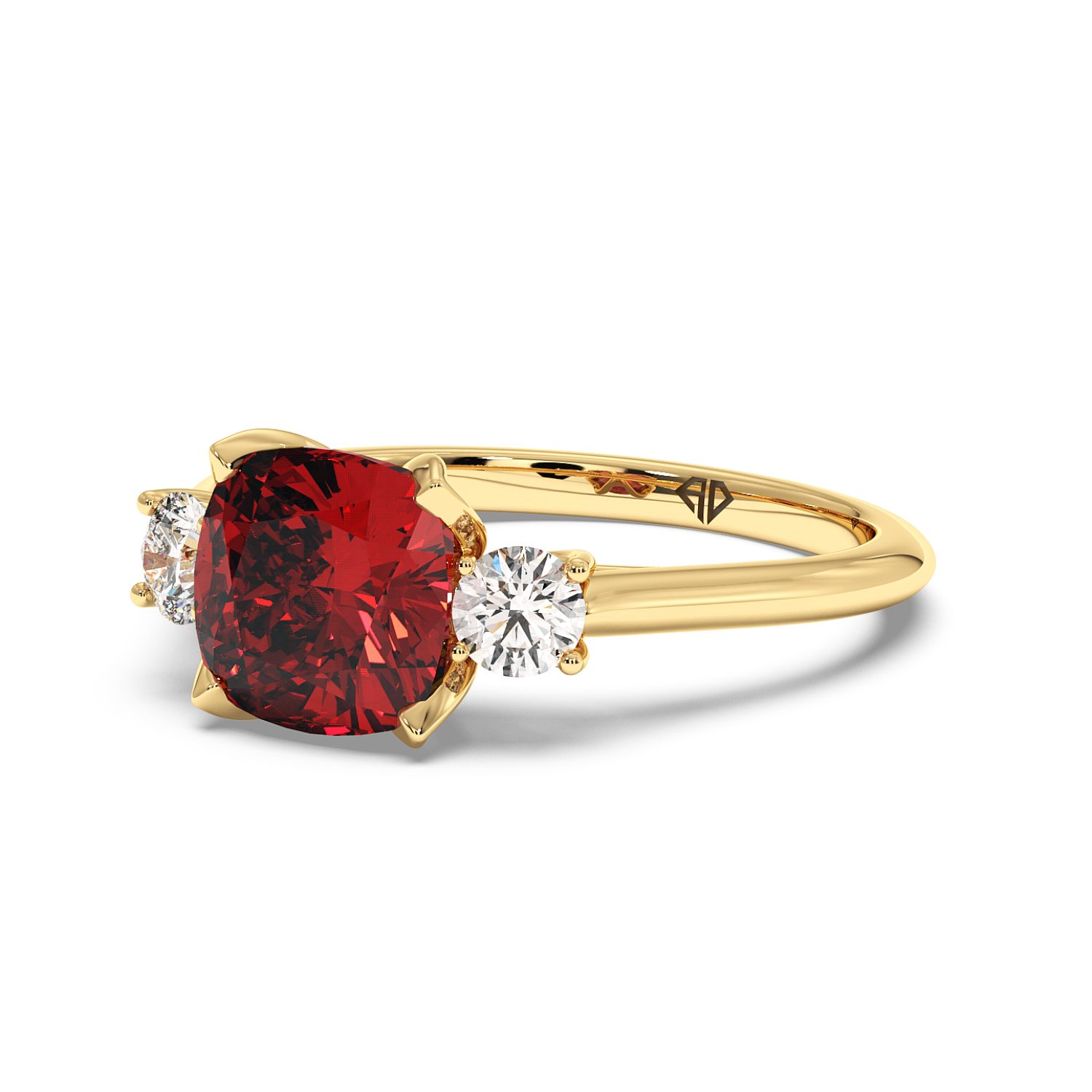 18K Yellow Gold Dolce Engagement Ring