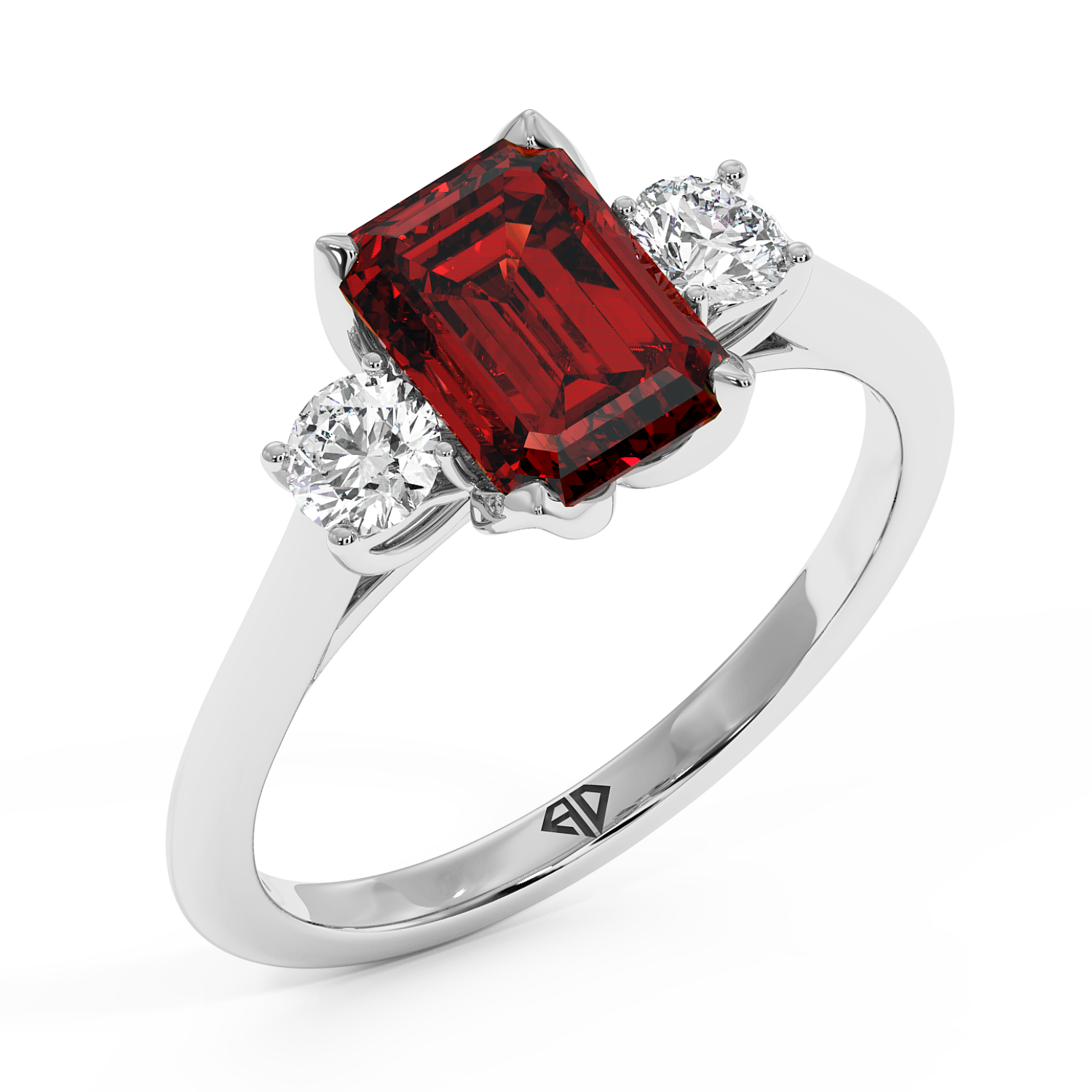 18K White Gold Dolce Engagement Ring