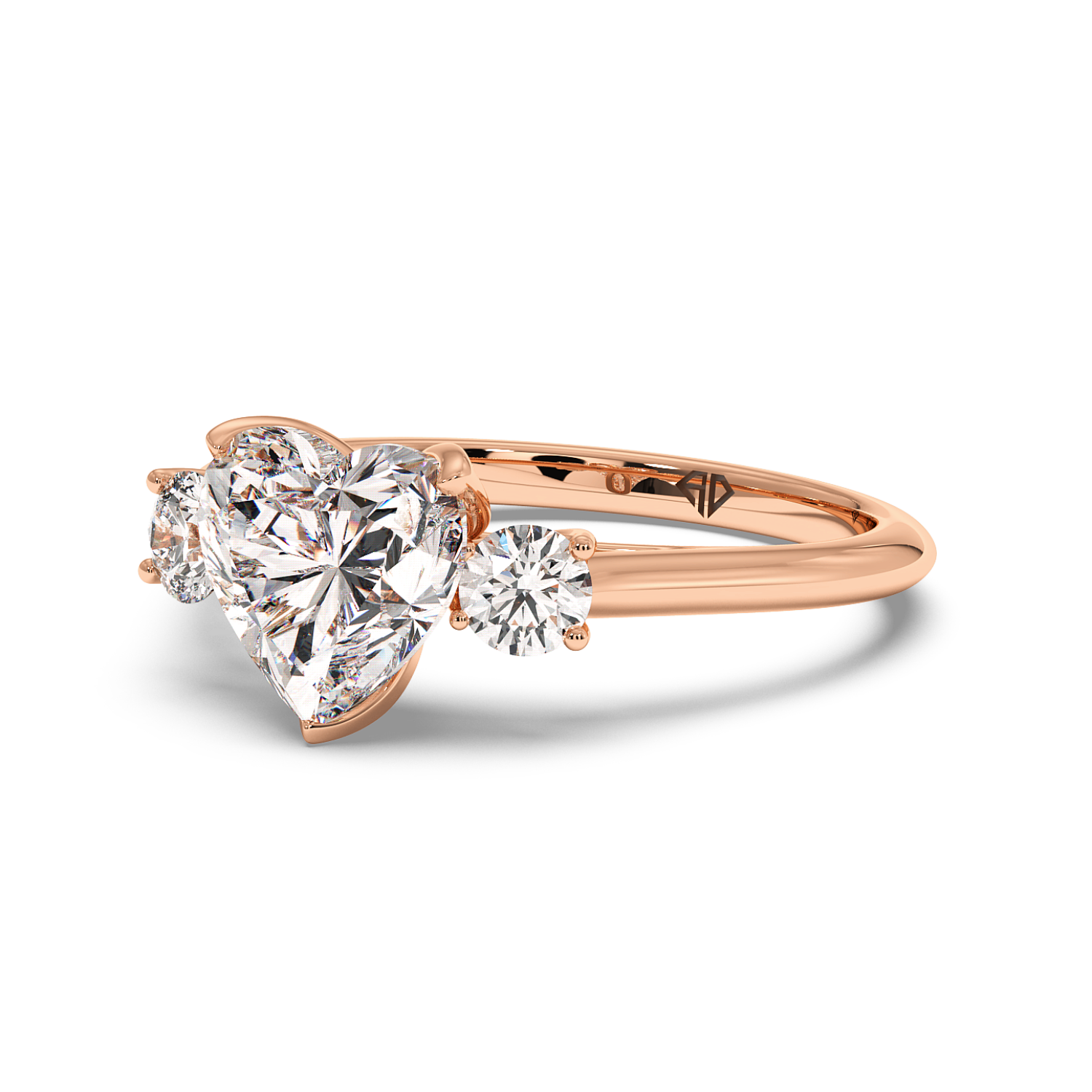 18K Rose Gold Dolce Engagement Ring
