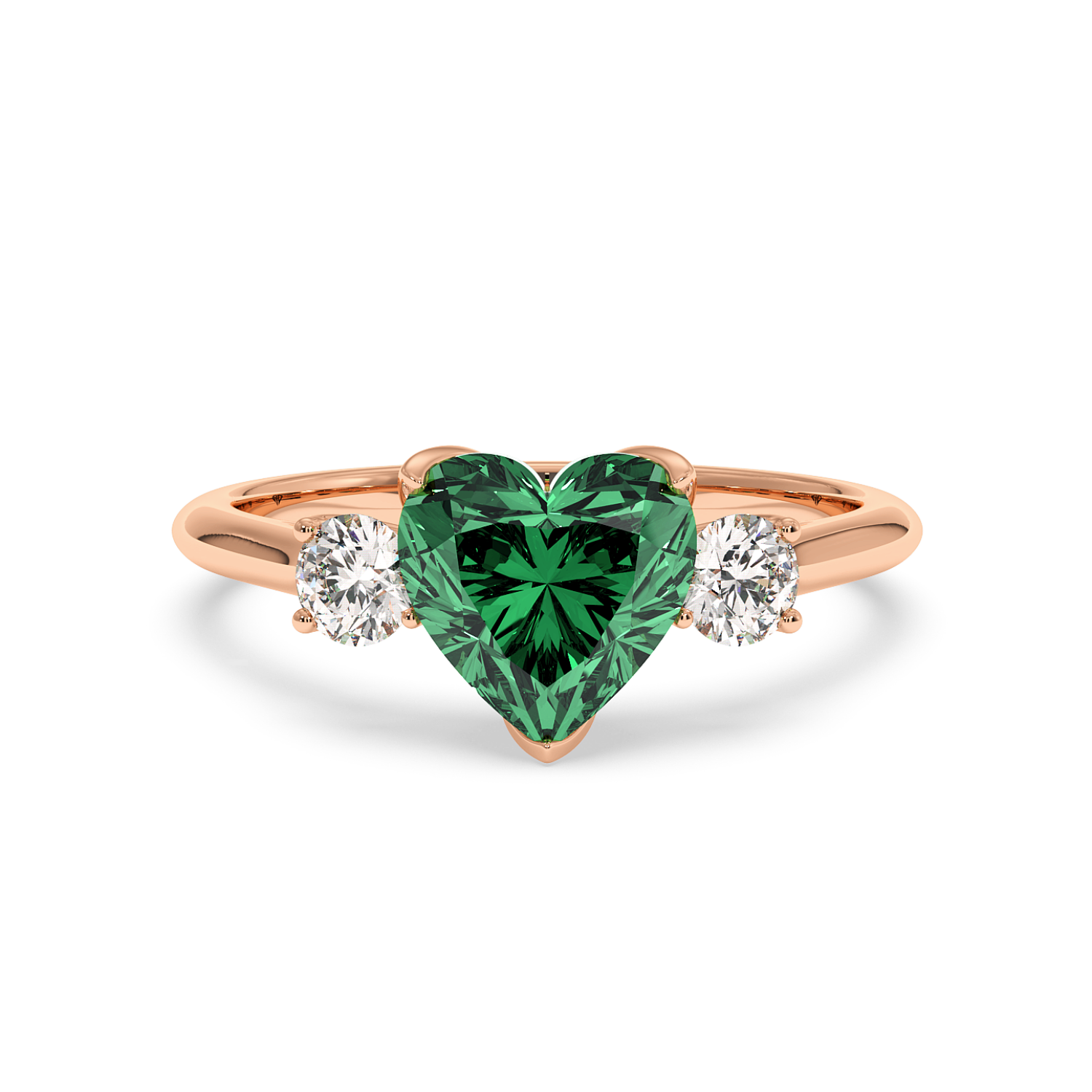 18K Rose Gold Dolce Engagement Ring