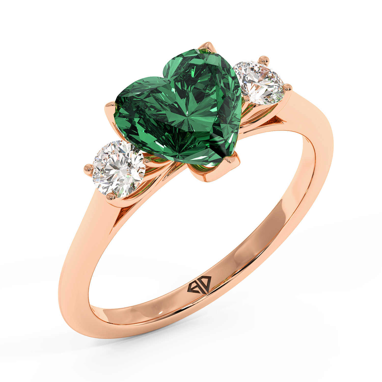 18K Rose Gold Dolce Engagement Ring