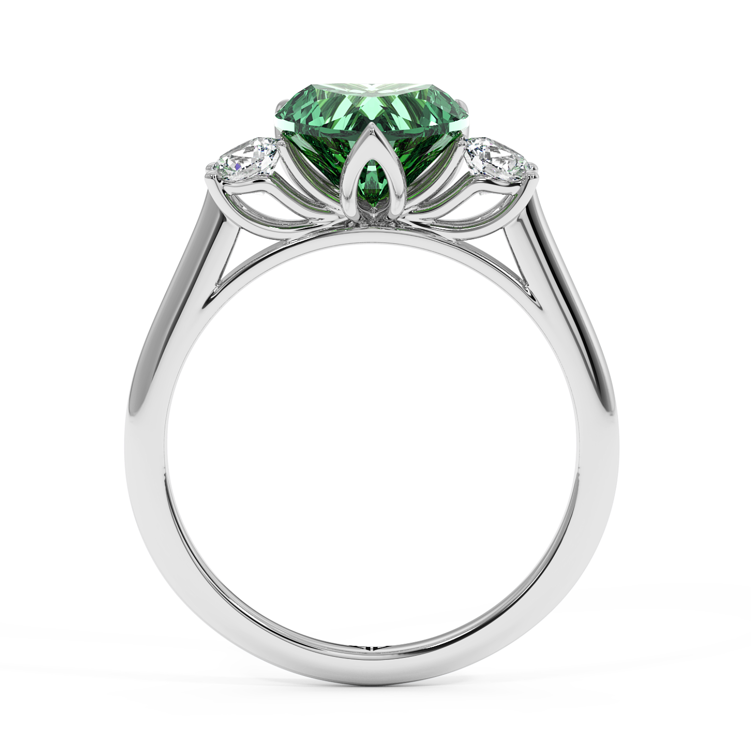 18K White Gold Dolce Engagement Ring