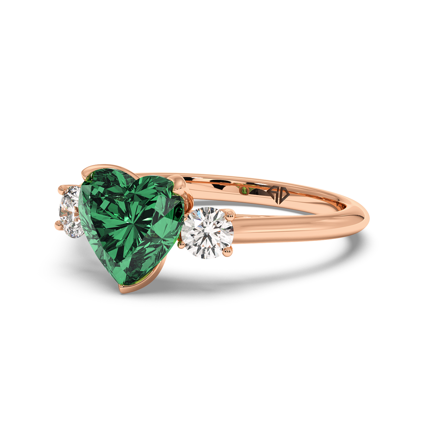 18K Rose Gold Dolce Engagement Ring