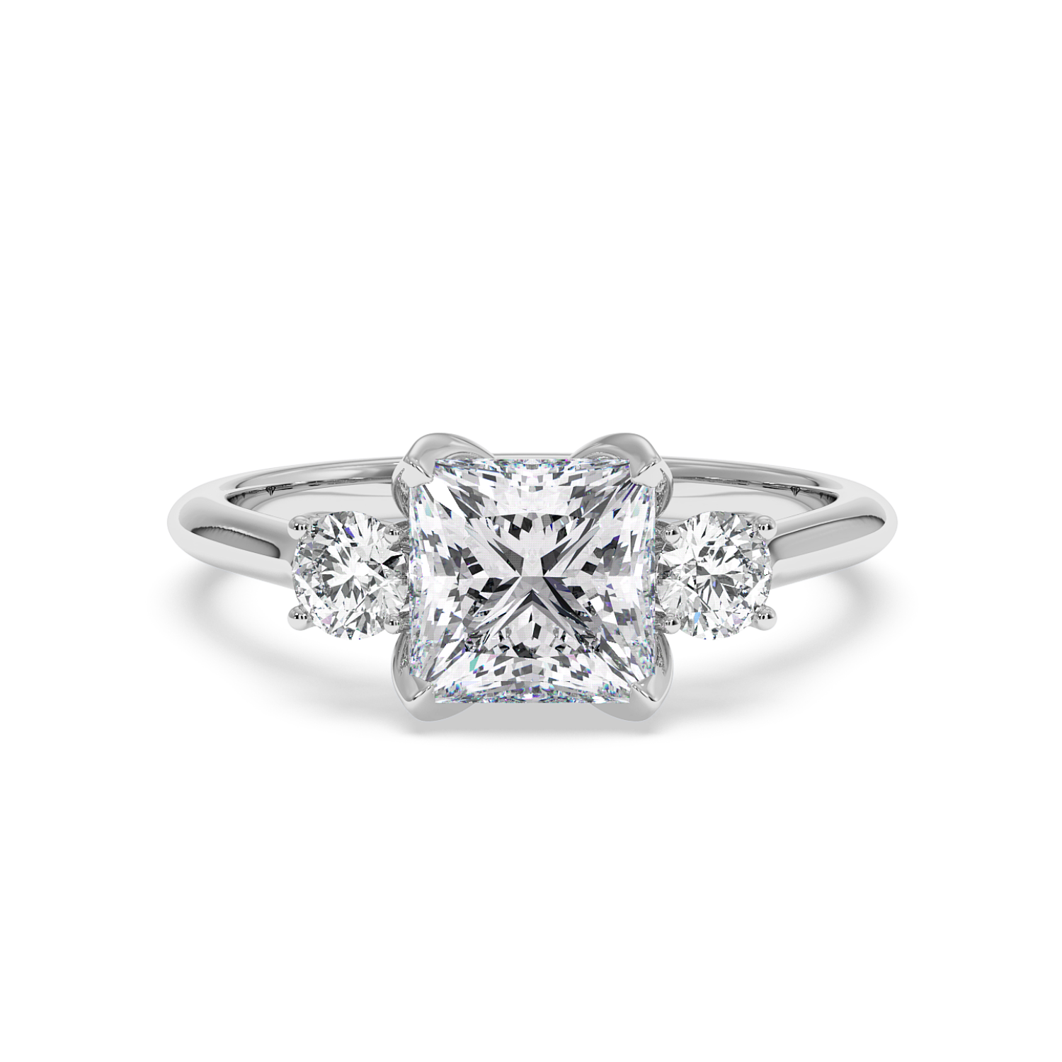 18K White Gold Dolce Engagement Ring