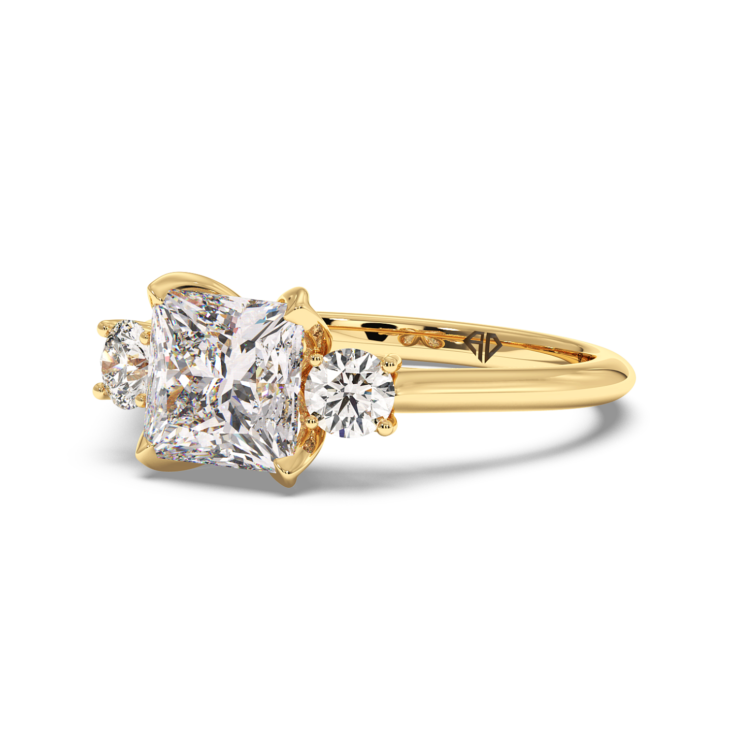 18K Yellow Gold Dolce Engagement Ring