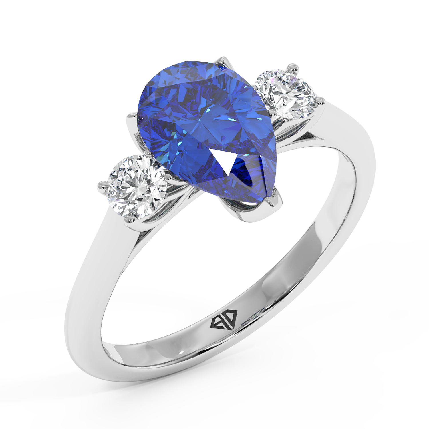 18K White Gold Dolce Engagement Ring