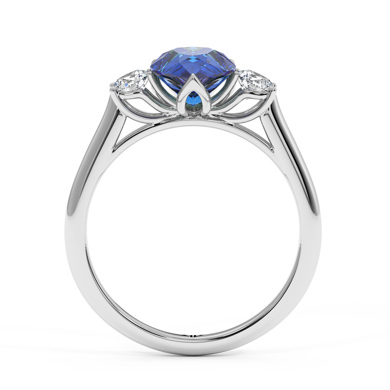 18K White Gold Dolce Engagement Ring