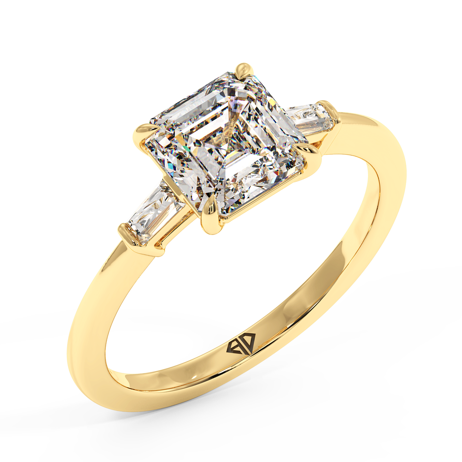 18K Yellow Gold Quinn Engagement Ring
