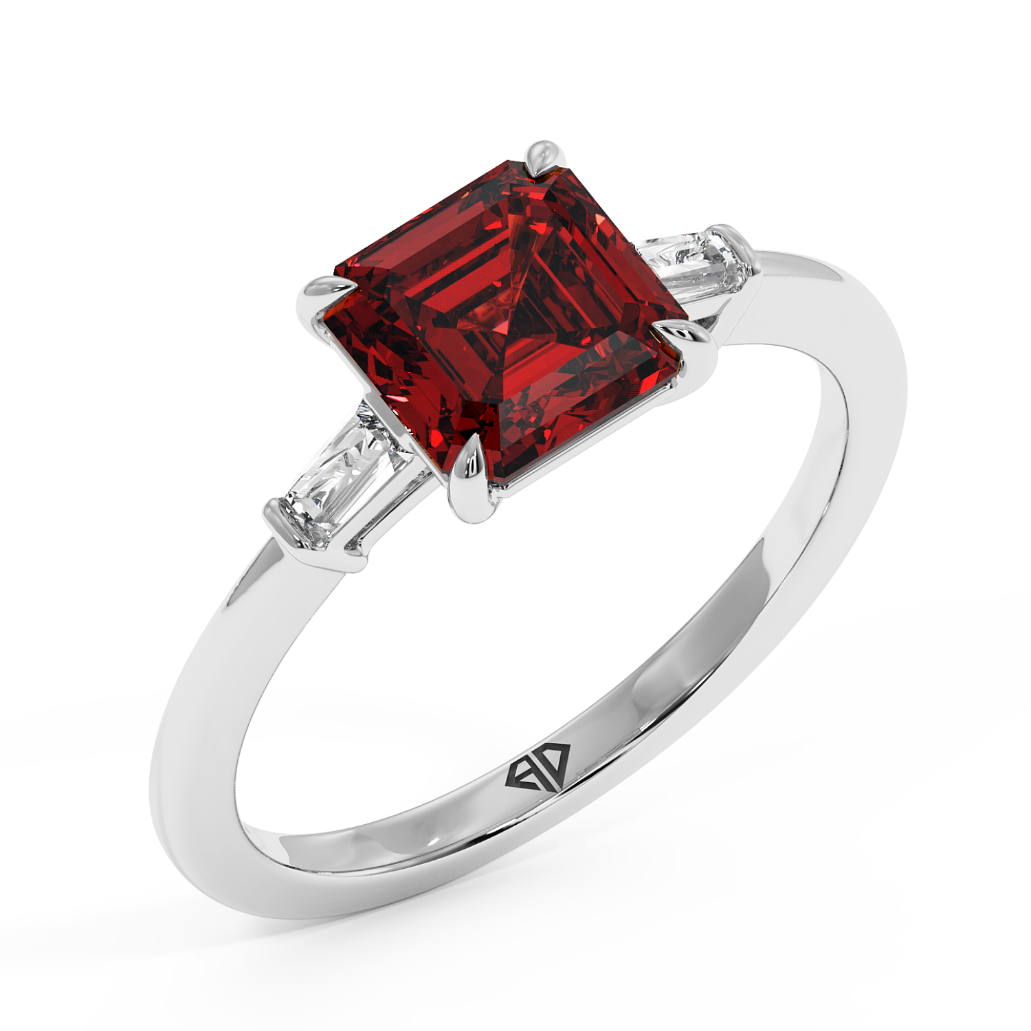 Platinum Quinn Engagement Ring