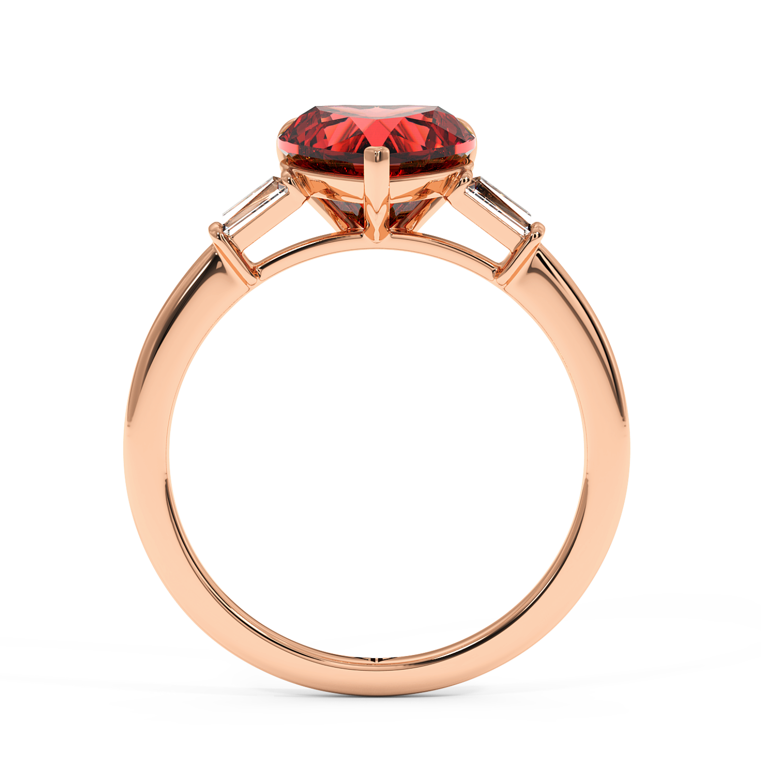 18K Rose Gold Quinn Engagement Ring