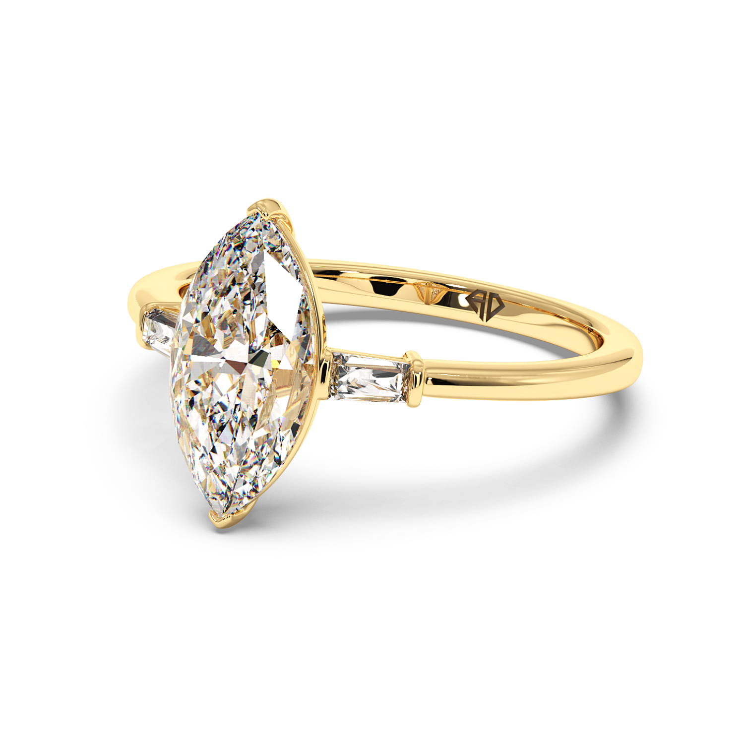 18K Yellow Gold Quinn Engagement Ring