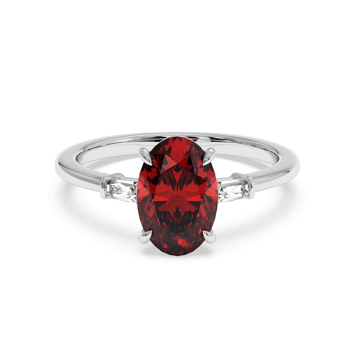 Platinum Quinn Engagement Ring