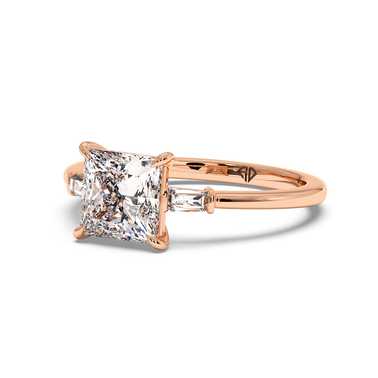 18K Rose Gold Quinn Engagement Ring