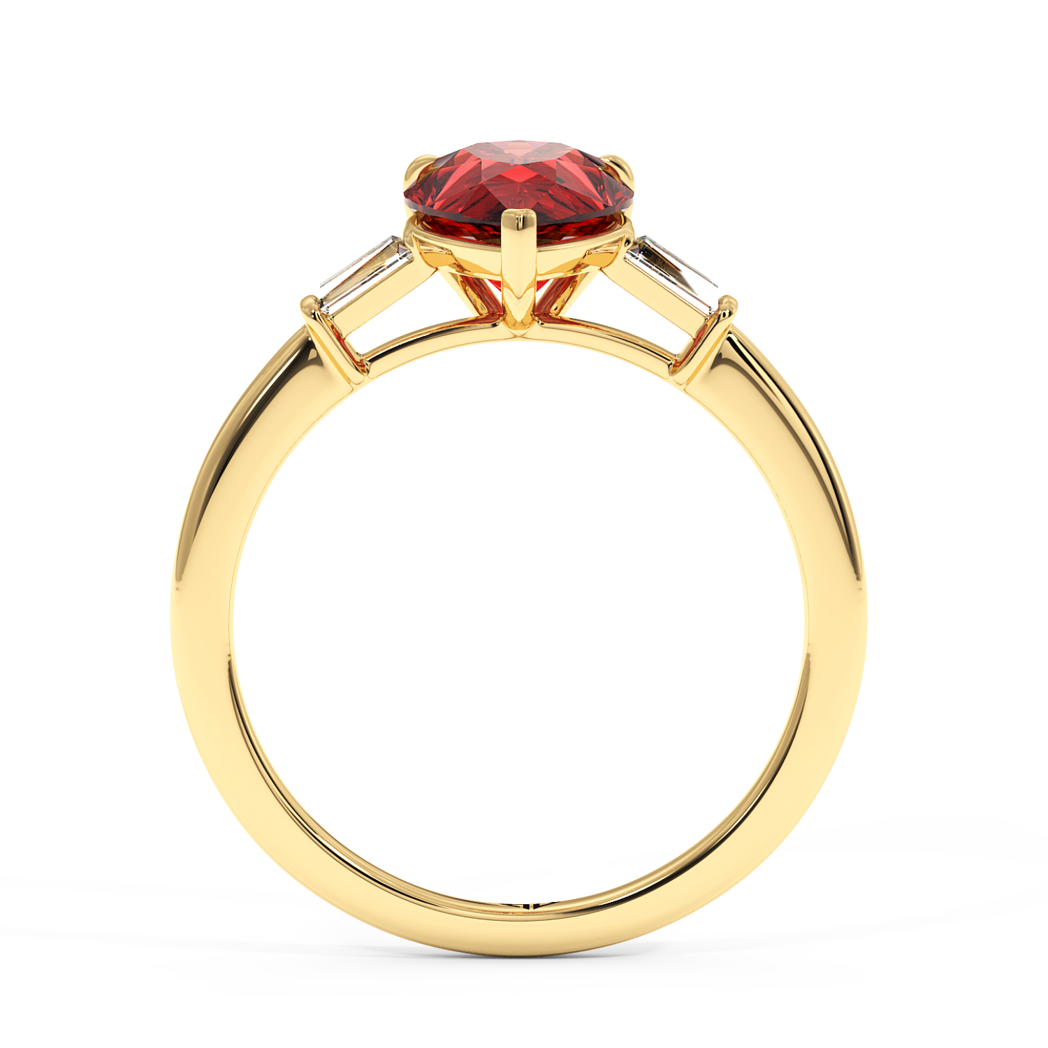 18K Yellow Gold Quinn Engagement Ring