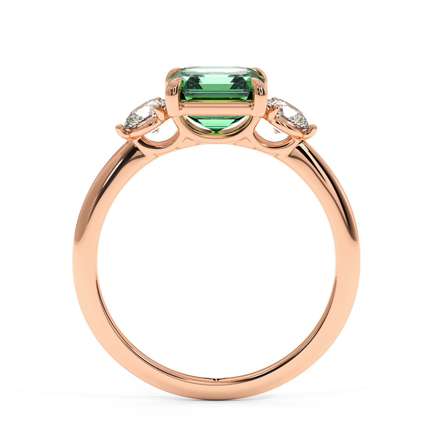 18K Rose Gold Aida Engagement Ring