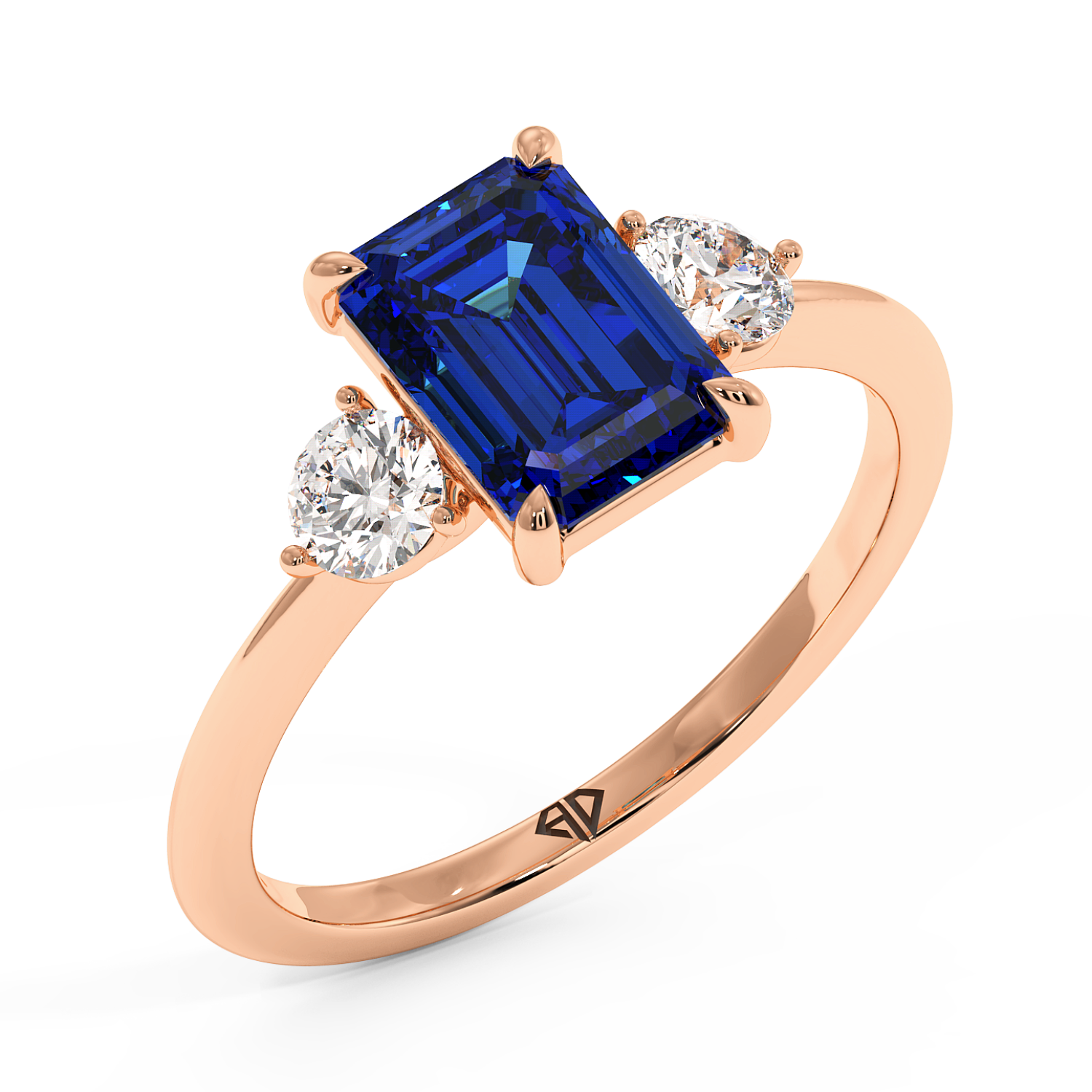 18K Rose Gold Aida Engagement Ring