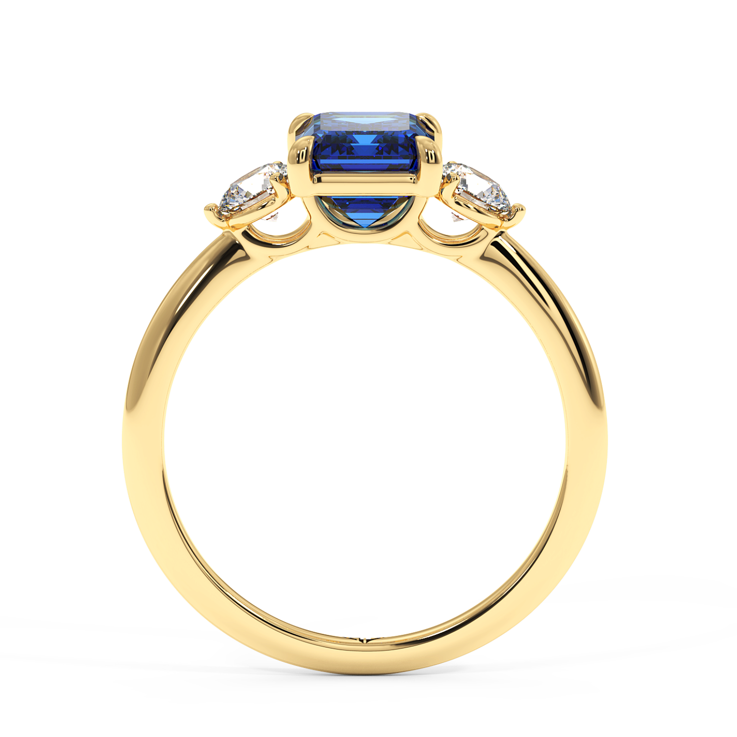 18K Yellow Gold Aida Engagement Ring