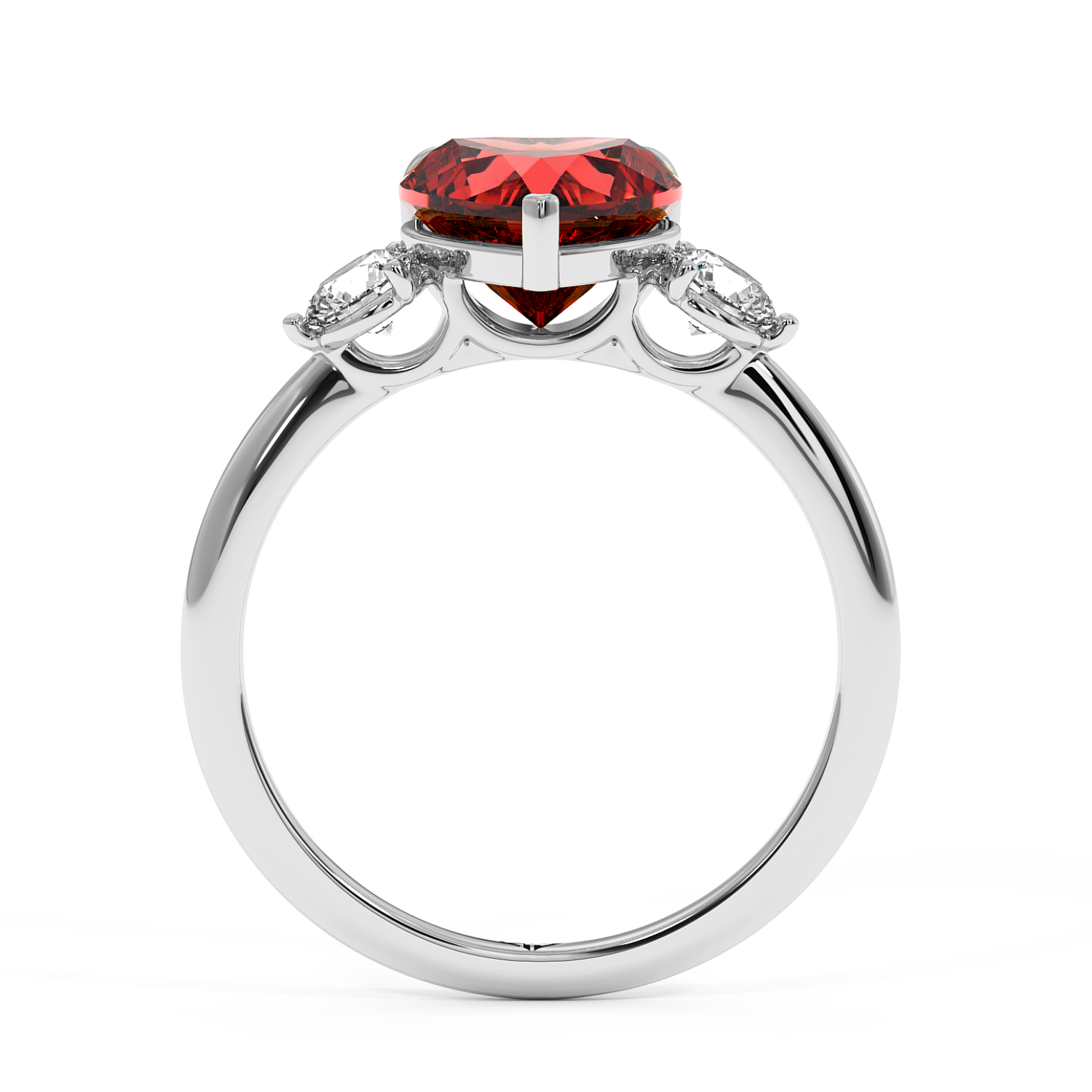 Platinum Aida Engagement Ring