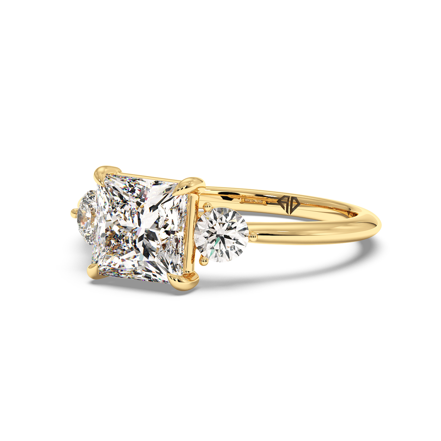 18K Yellow Gold Aida Engagement Ring