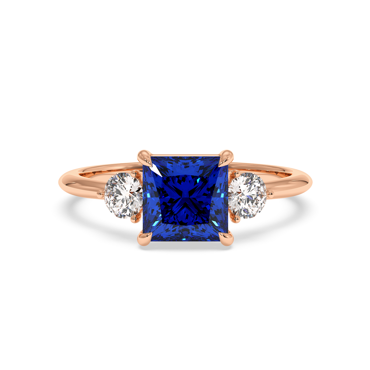 18K Rose Gold Aida Engagement Ring