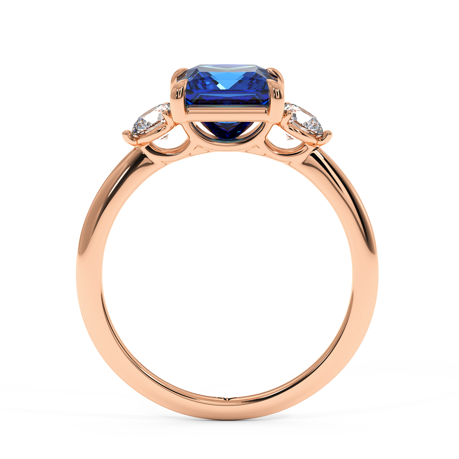18K Rose Gold Aida Engagement Ring