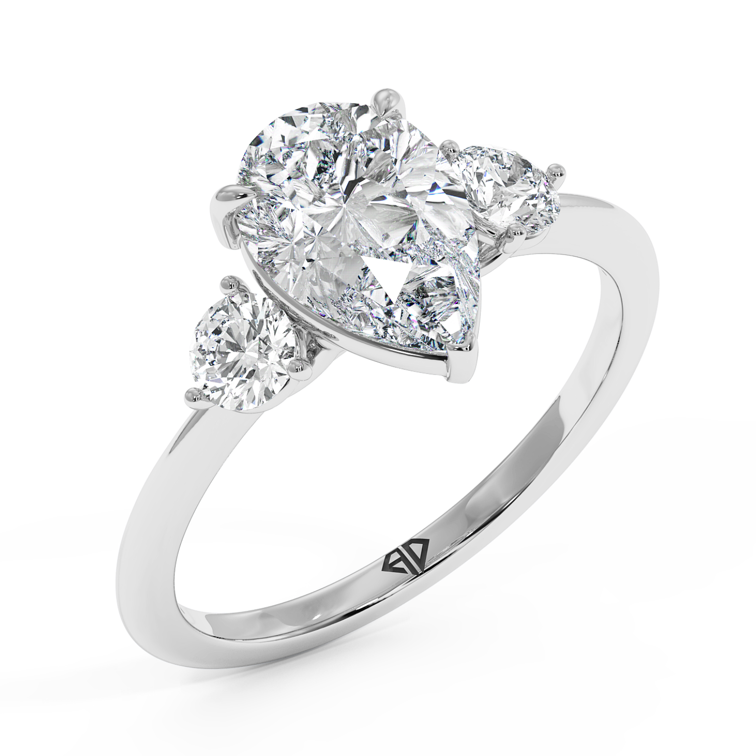 Platinum Aida Engagement Ring
