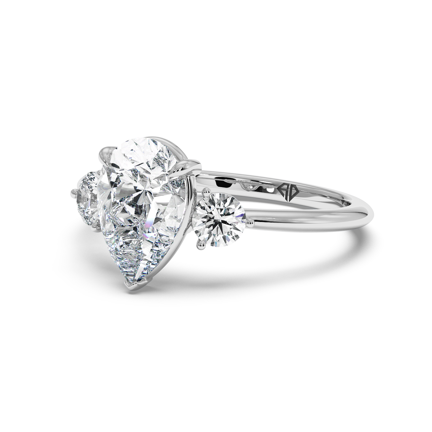 Platinum Aida Engagement Ring