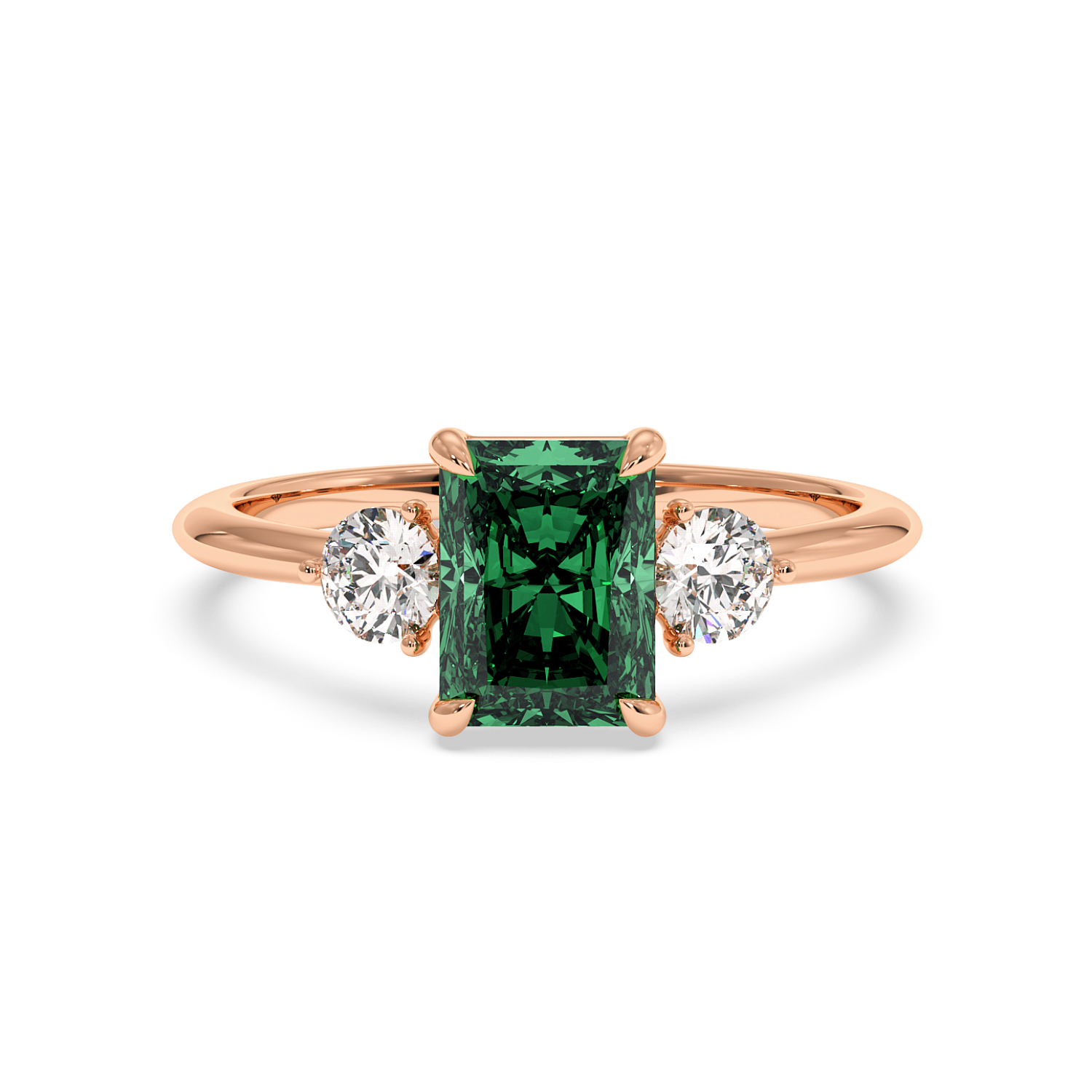 18K Rose Gold Aida Engagement Ring