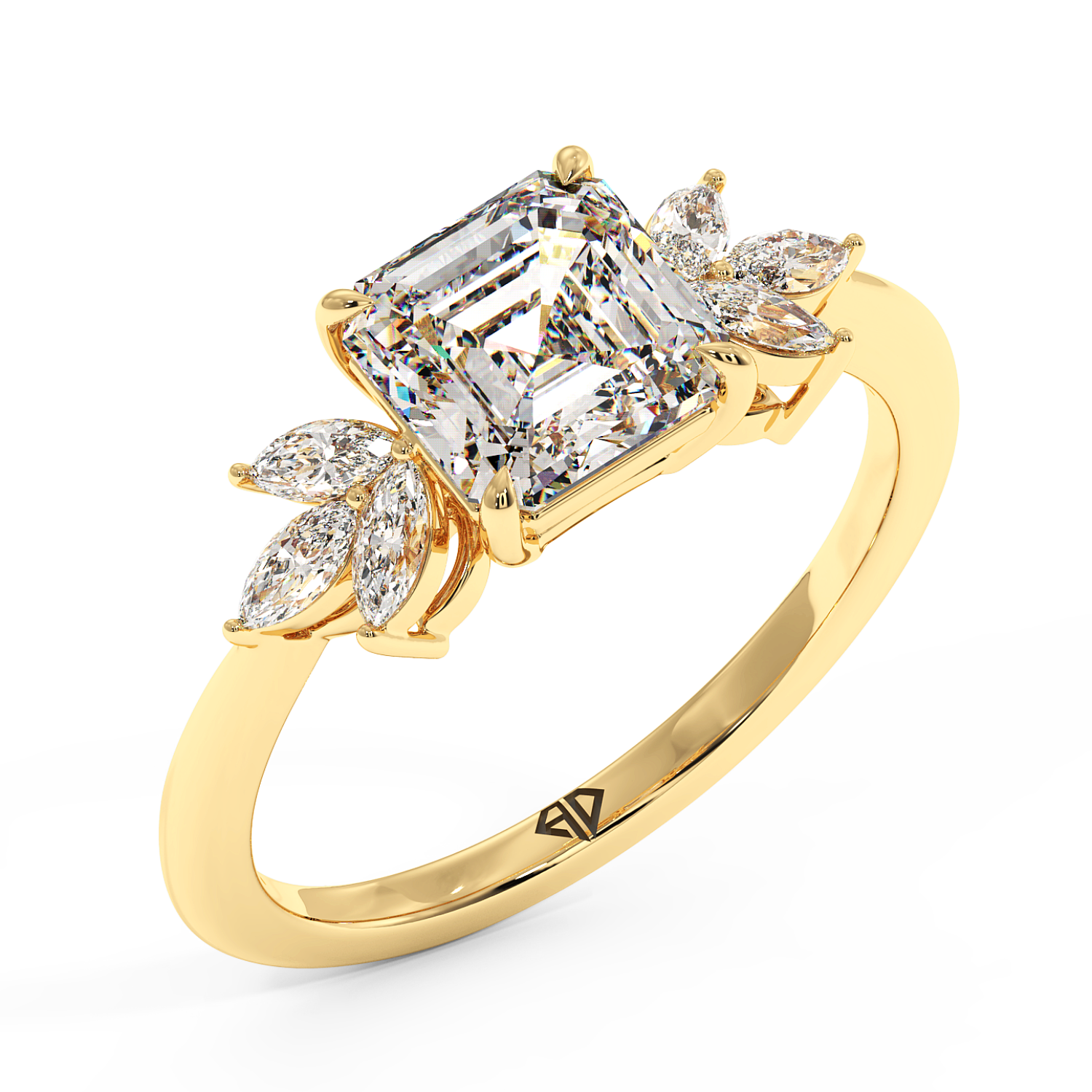 18K Yellow Gold Heidi Engagement Ring