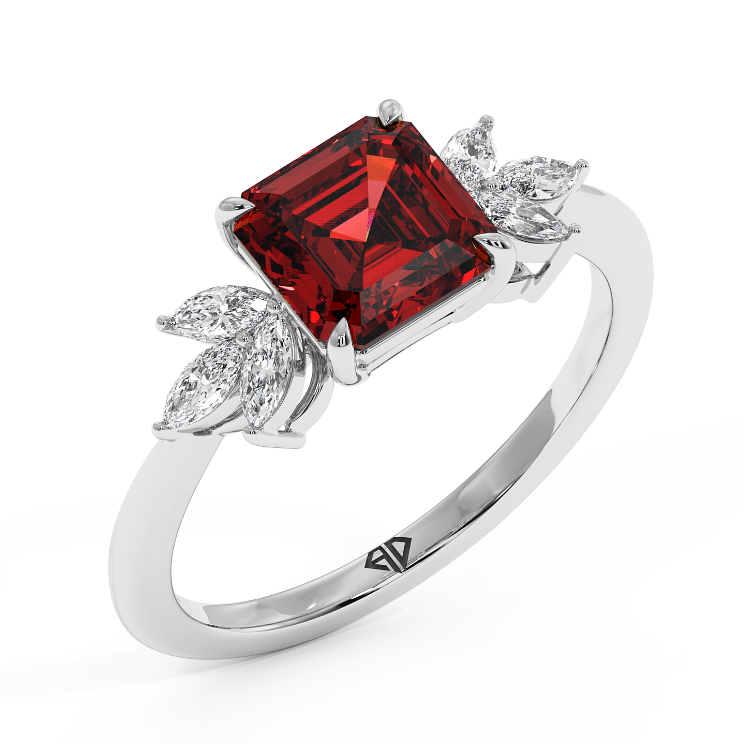 Platinum Heidi Engagement Ring