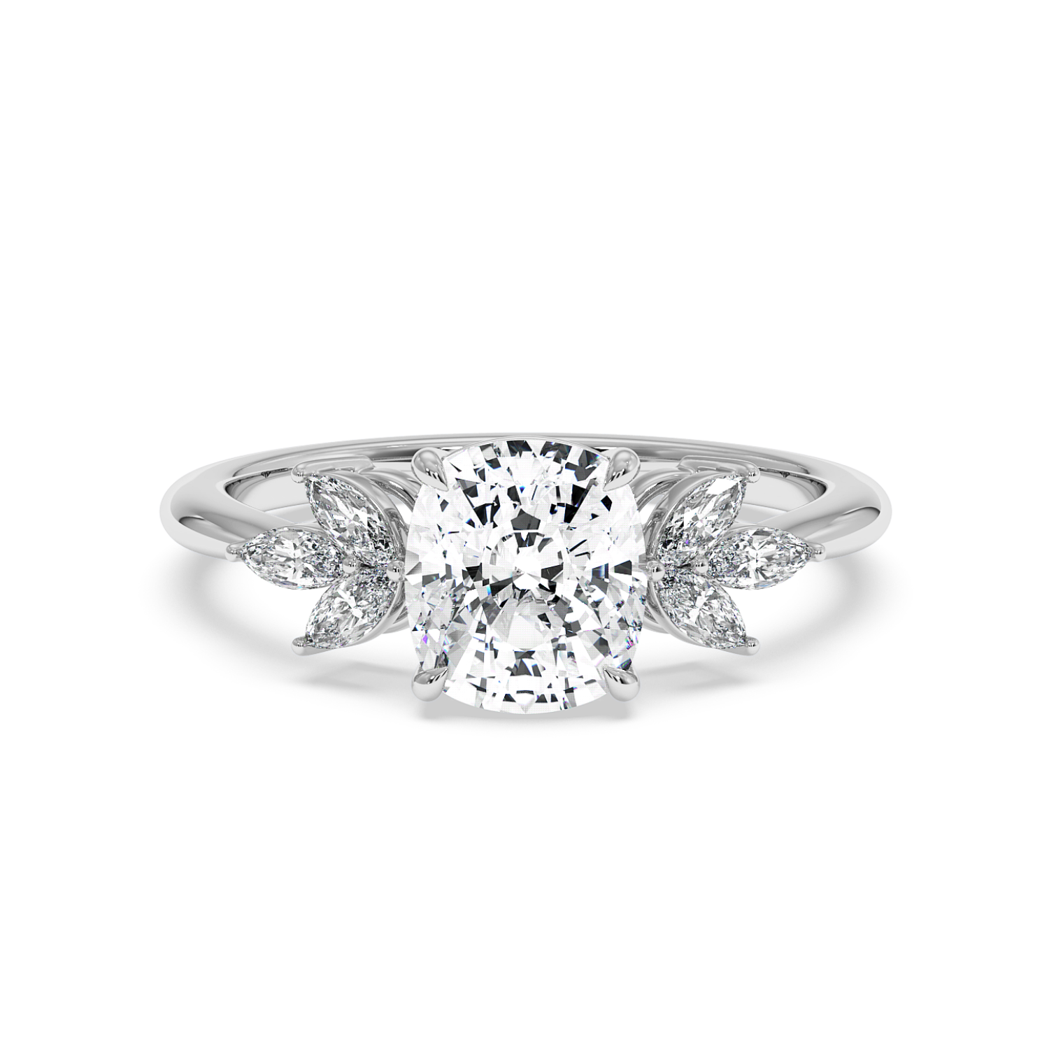 Platinum Heidi Engagement Ring