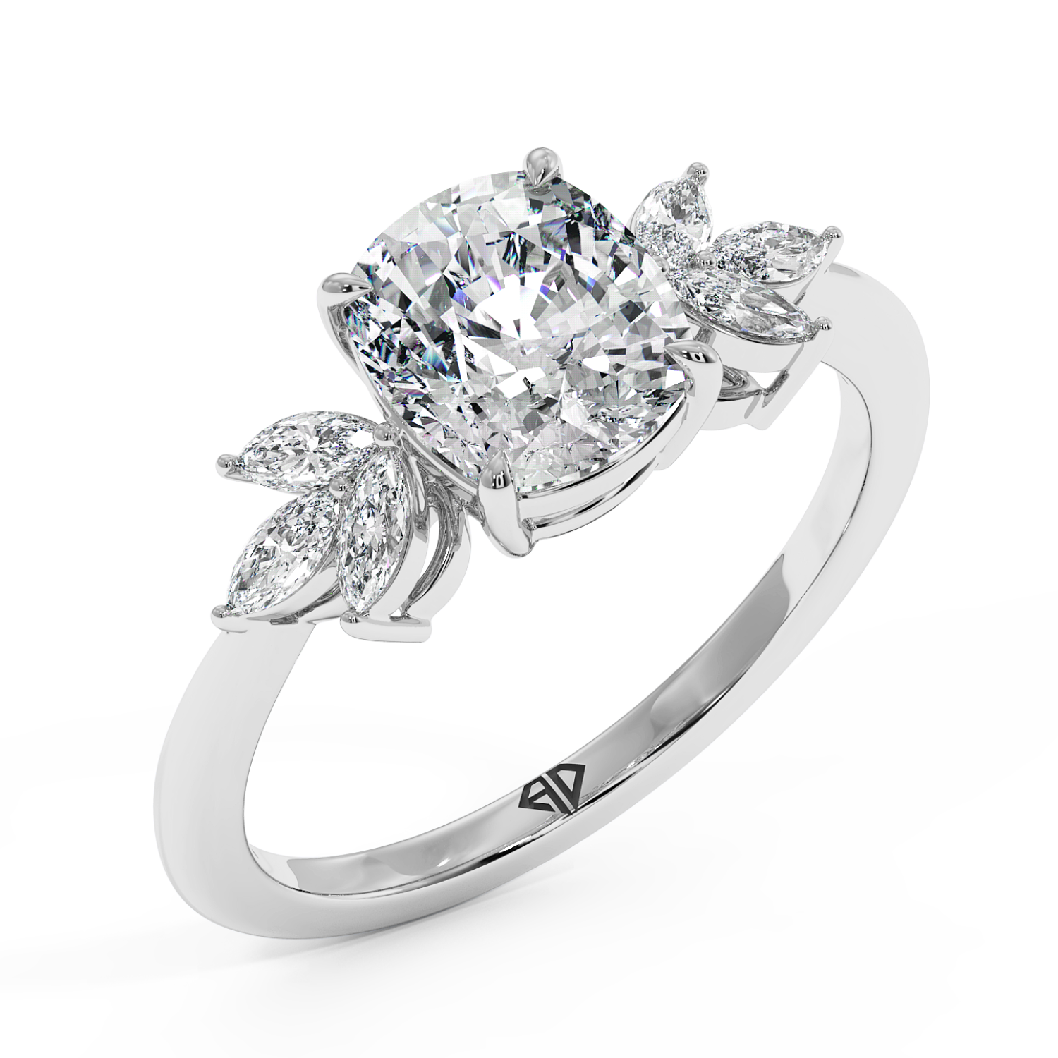Platinum Heidi Engagement Ring
