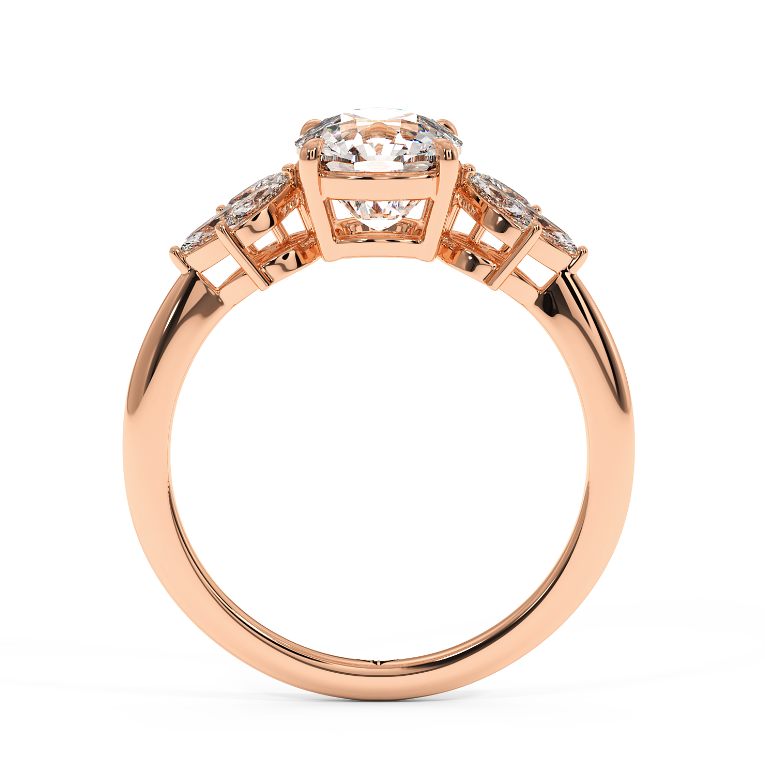 18K Rose Gold Heidi Engagement Ring