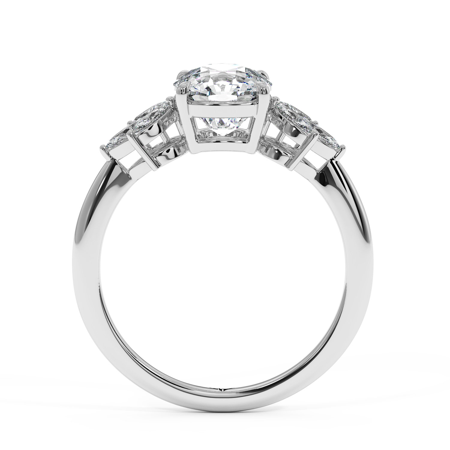 Platinum Heidi Engagement Ring