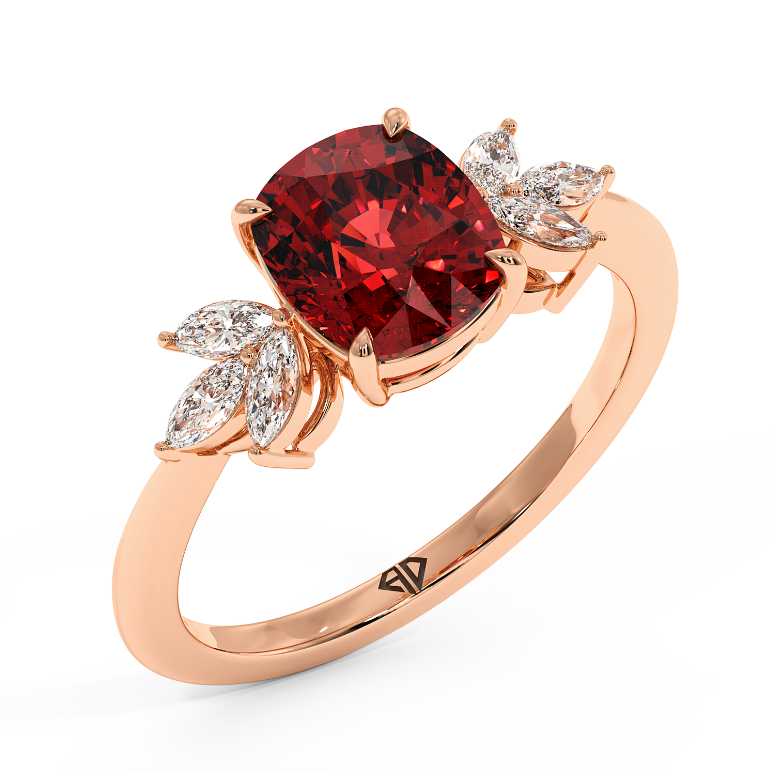 18K Rose Gold Heidi Engagement Ring