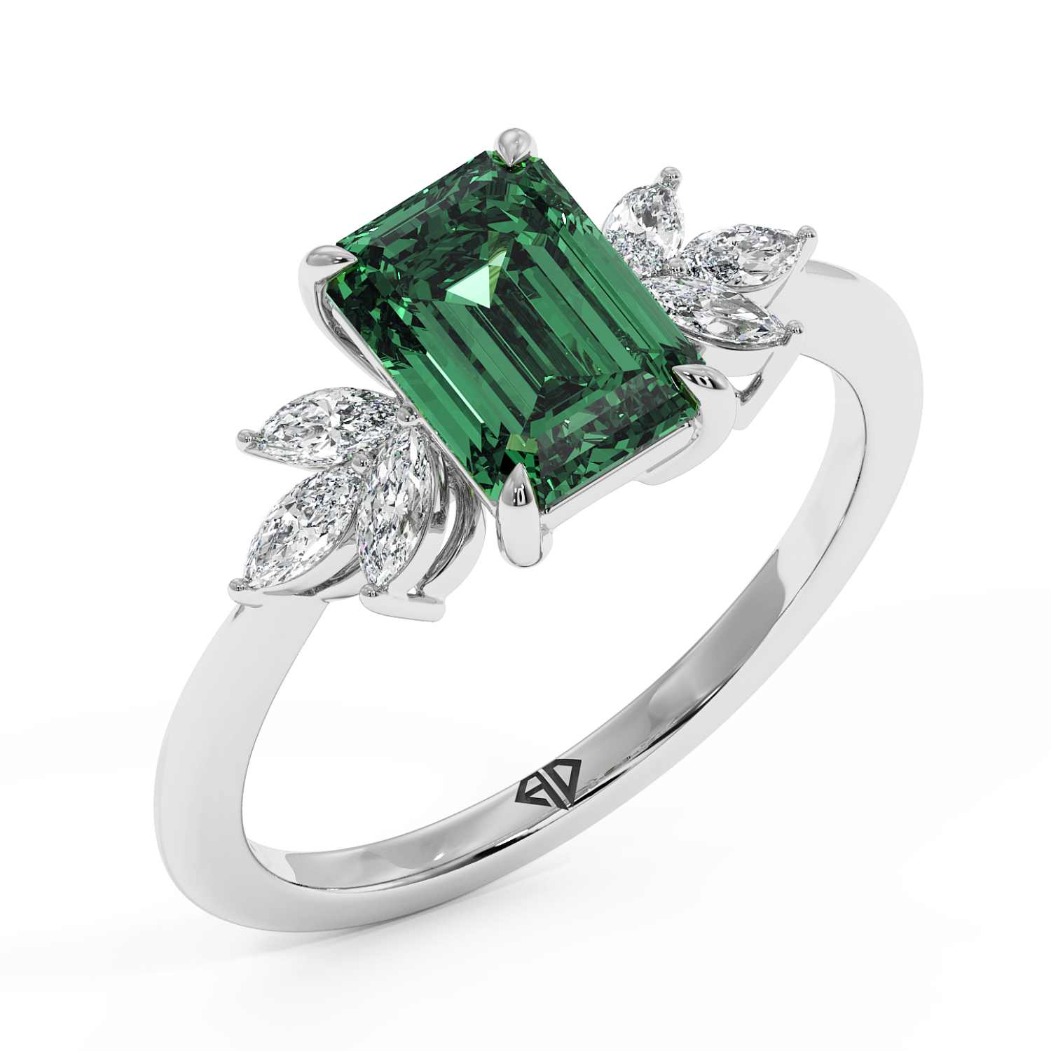 Platinum Heidi Engagement Ring