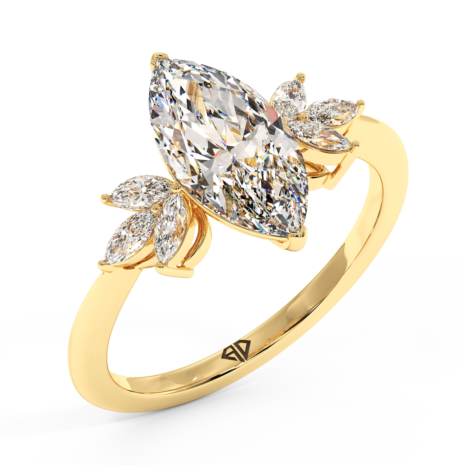 18K Yellow Gold Heidi Engagement Ring