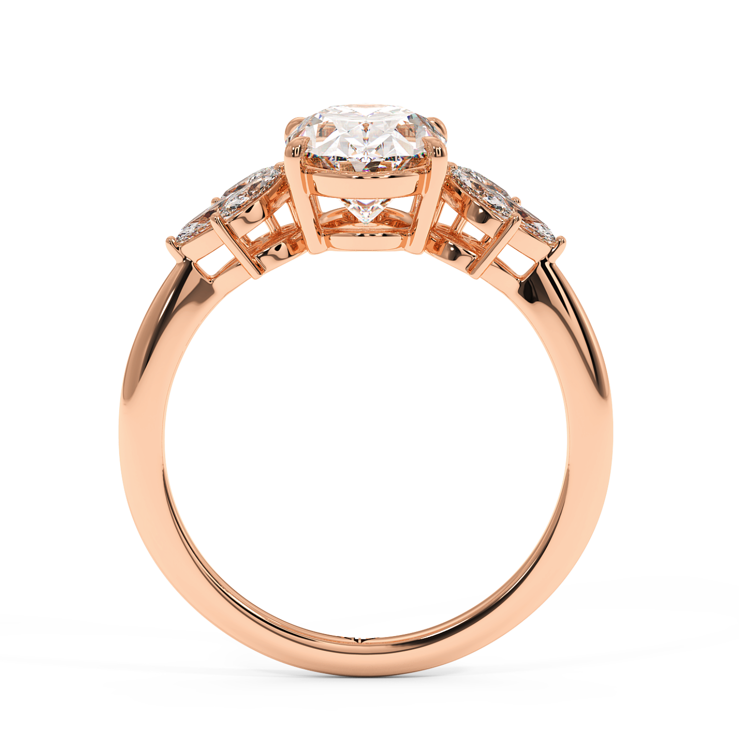 18K Rose Gold Heidi Engagement Ring