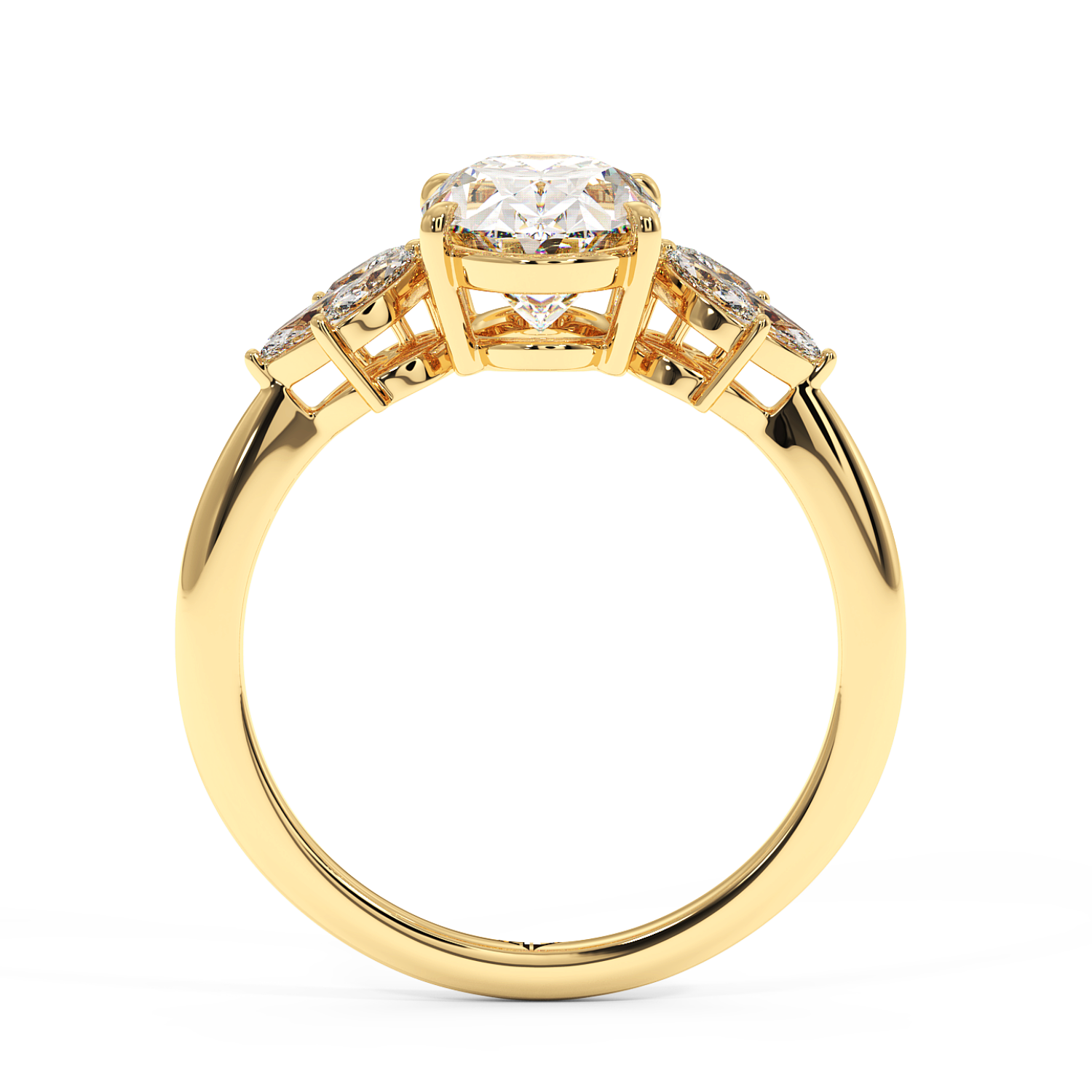 18K Yellow Gold Heidi Engagement Ring