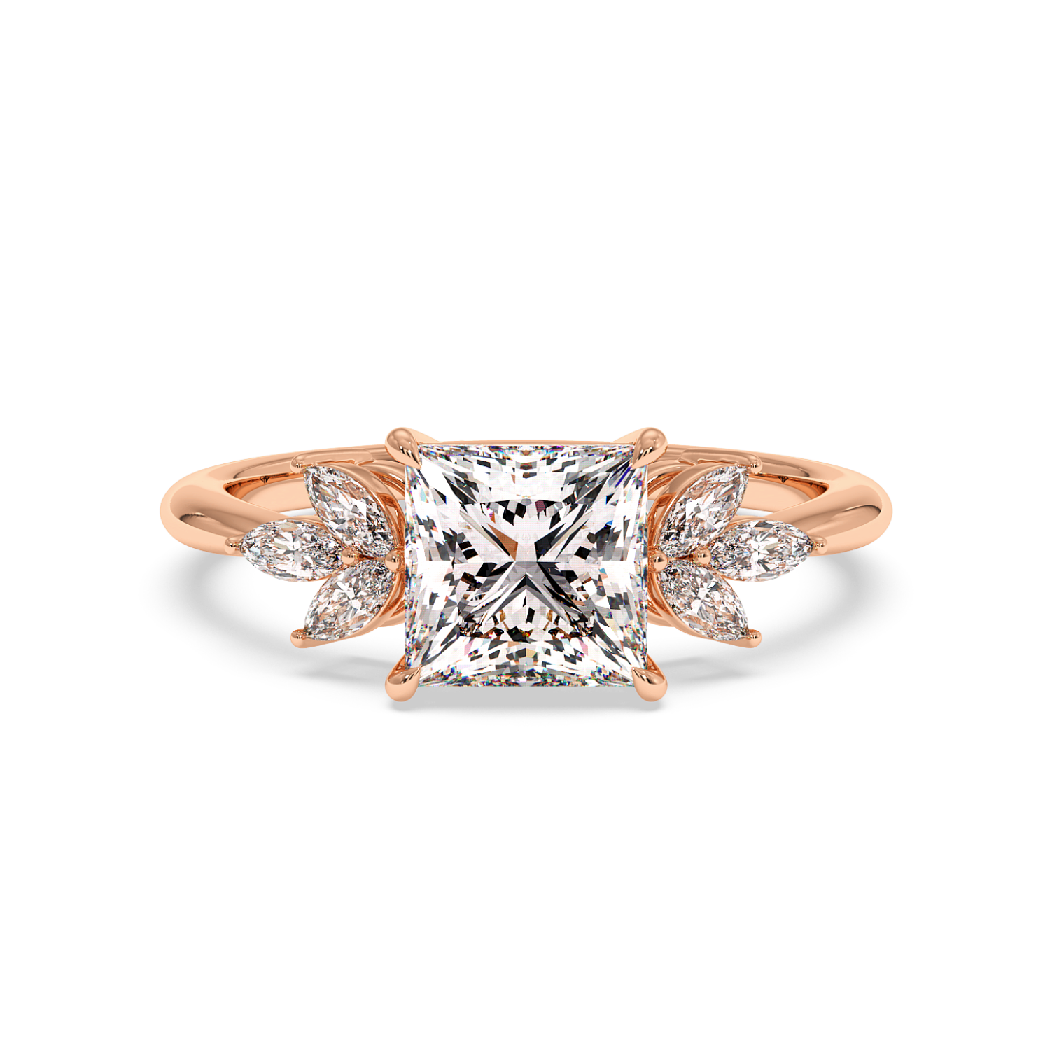 18K Rose Gold Heidi Engagement Ring