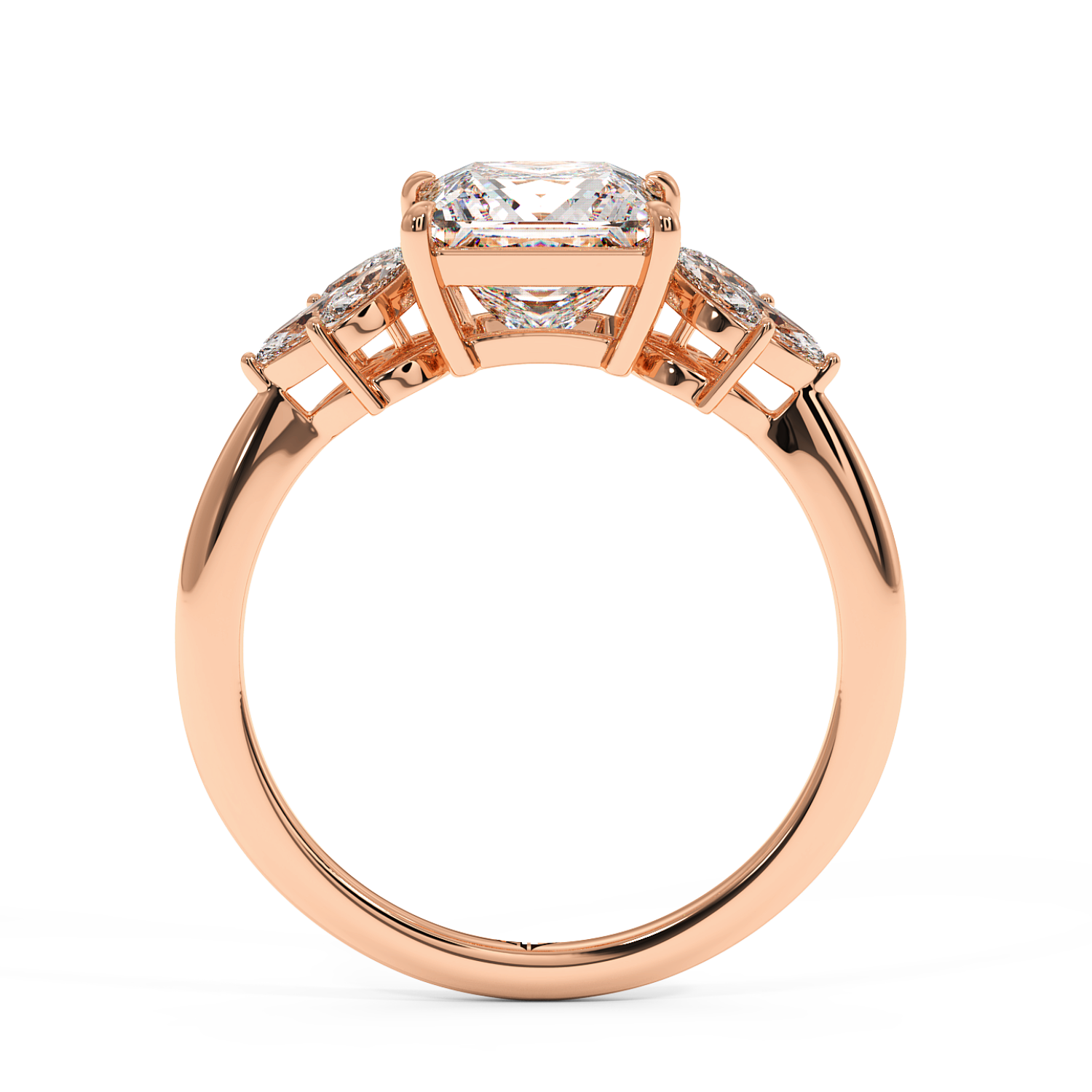 18K Rose Gold Heidi Engagement Ring