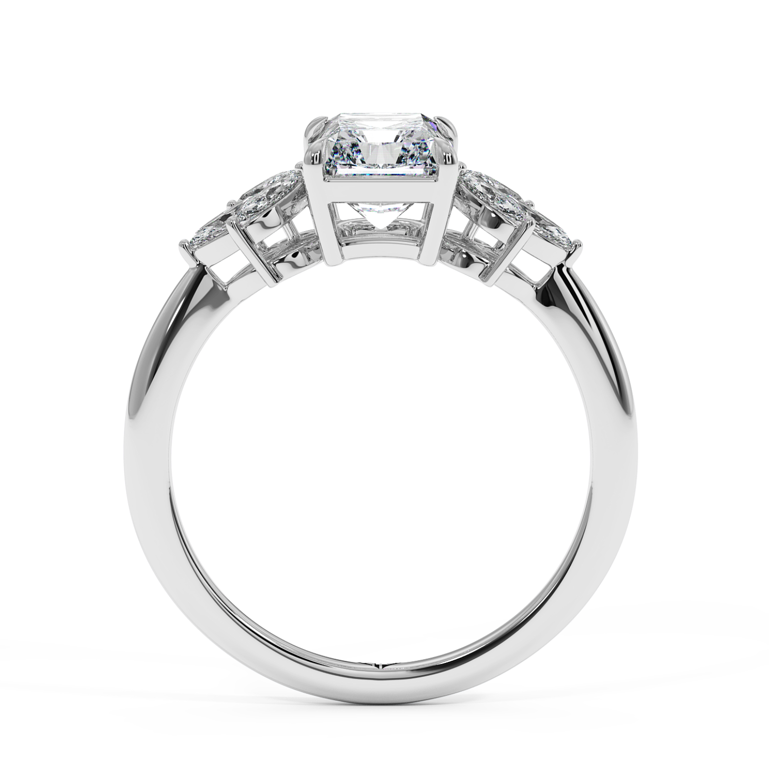 Platinum Heidi Engagement Ring