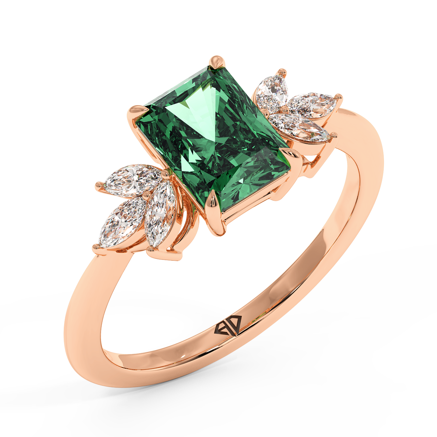 18K Rose Gold Heidi Engagement Ring