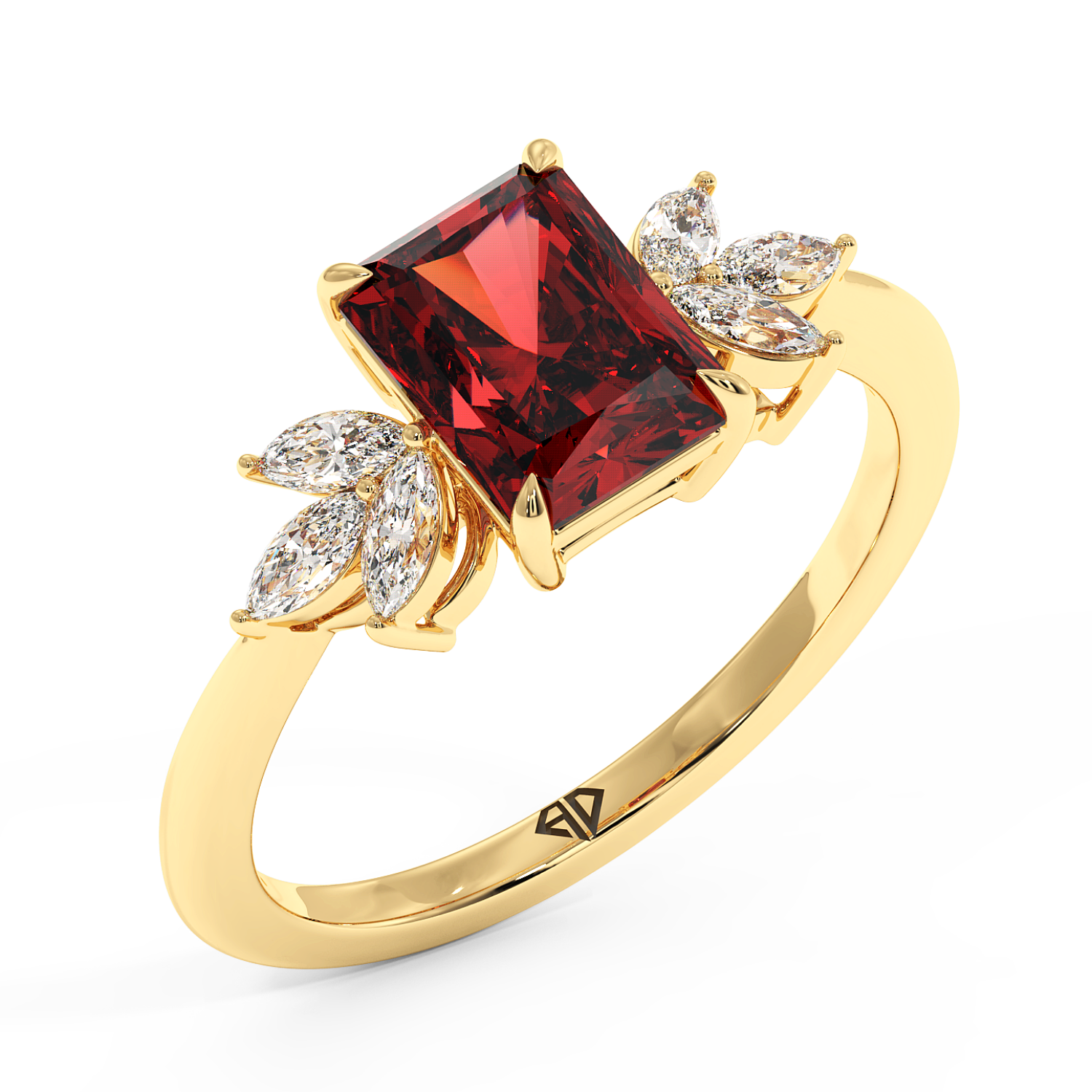 18K Yellow Gold Heidi Engagement Ring