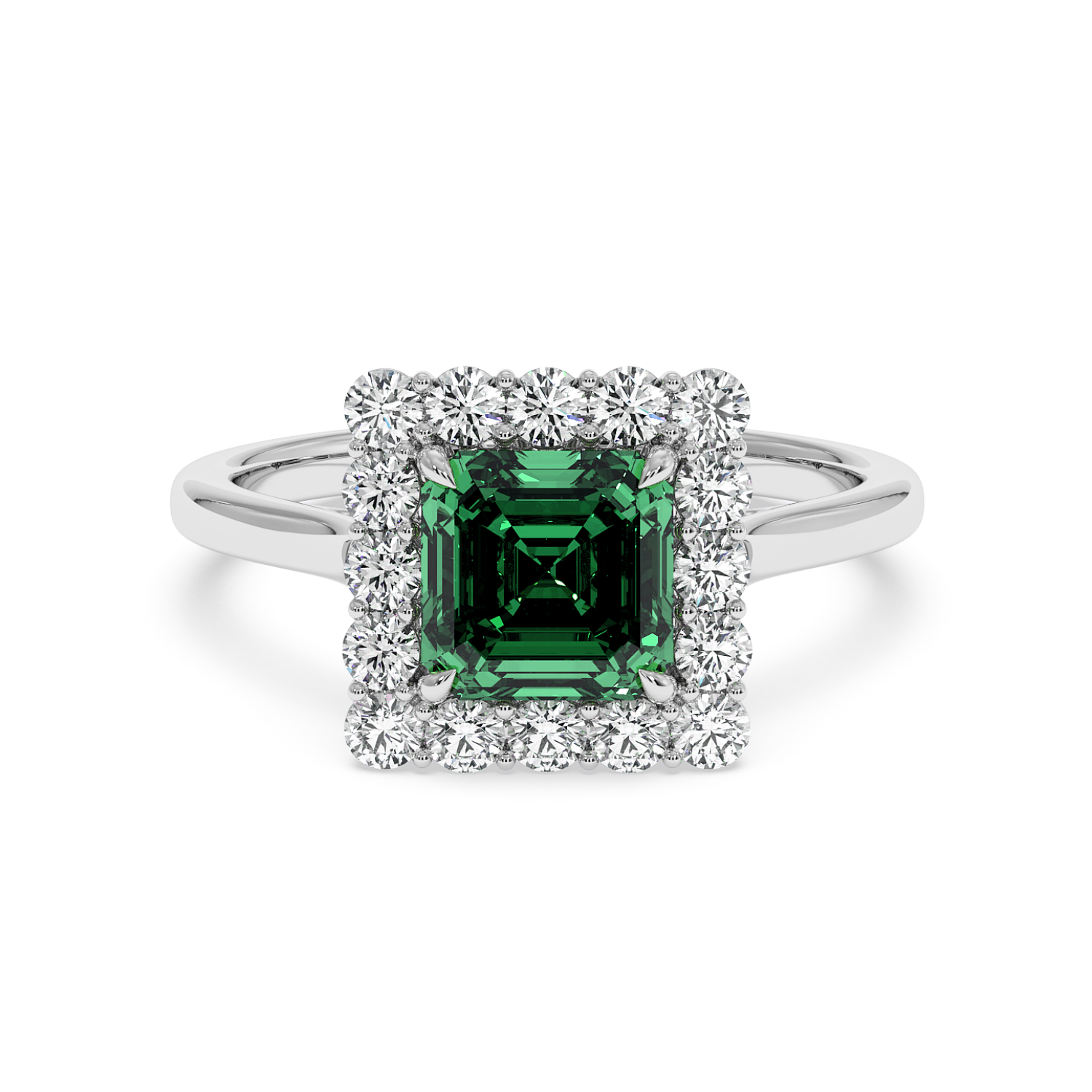18K White Gold Matilda Engagement Ring